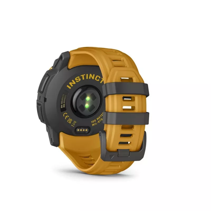 Garmin Instinct 3 – 50 mm, Solar Sunburst with Sunburst/Grey Band
