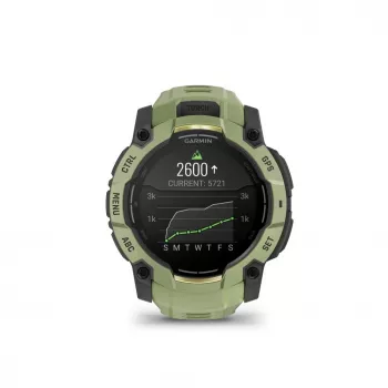 Garmin Instinct 3 50mm AMOLED Fern Green Smartwatch with Fern Green Silicone Band