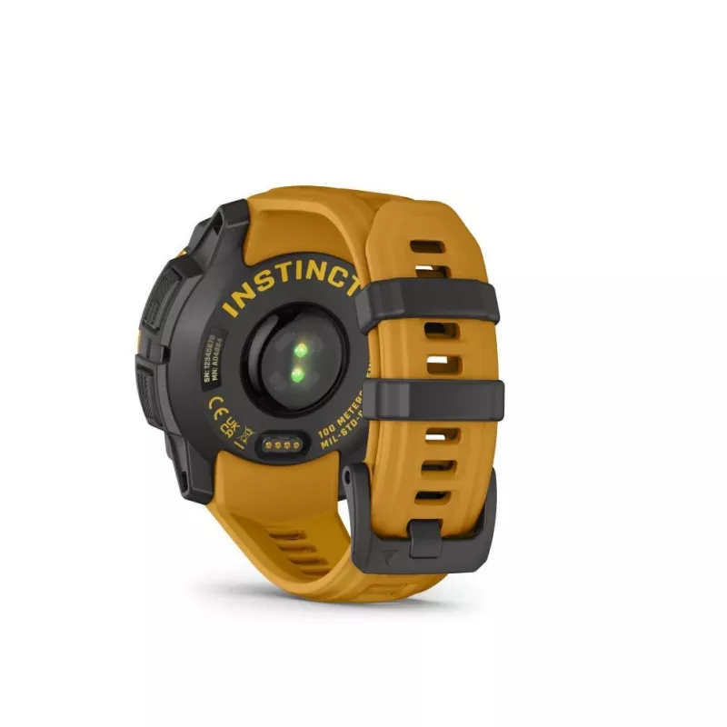 Garmin Instinct 3 Solar 45mm GPS Smartwatch Sunburst with Sunburst/Grey Band