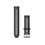 Garmin Quick Release Silicone Watch Band 20mm Black/Slate Grey 010-11251-AG