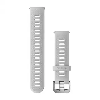 Garmin Quick Release Silicone Watch Band for Venu, Forerunner 645, 245, 55 – White