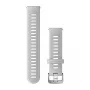 Garmin Quick Release Silicone Watch Band for Venu, Forerunner 645, 245, 55 – White