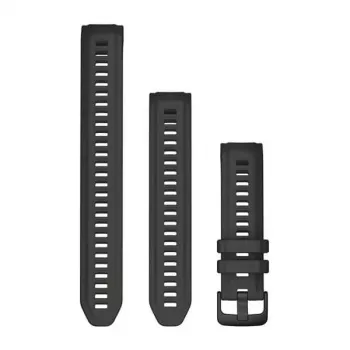 Garmin QuickFit 20 Silicone Watch Band for Instinct 2S, Graphite