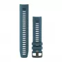 Garmin QuickFit 22 Watch Band for Instinct, Fenix, Forerunner, Epix – Lakeside Blue Silicone