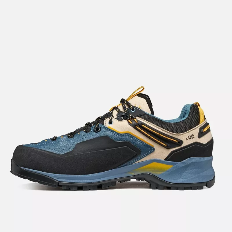 Garmont Akron GTX Approach Shoes Fin Blue Citrus Orange EU 42.5