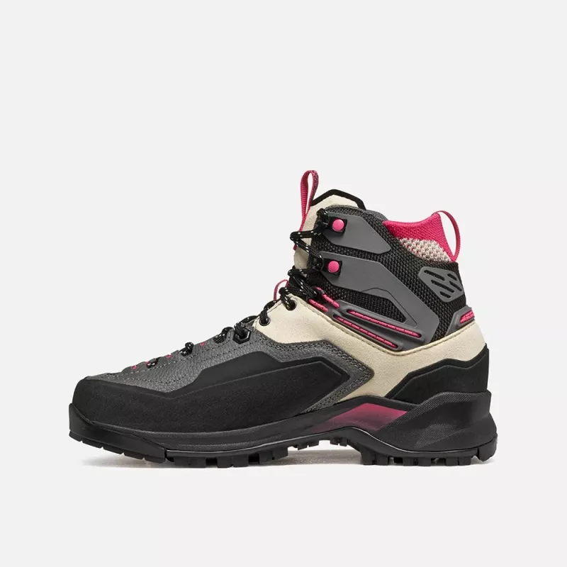 Garmont Akron Mid GTX Women's Trekking Shoes Grey/Raspberry Pink