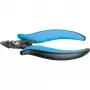 GEDORE Miniature Electronic Diagonal Cutter Power-Line (Black/Blue, with Fine Bevel)