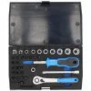GEDORE Socket Set 1/4 inch, 37-Piece (with Lever Reversible Ratchet)