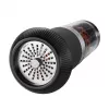 GEFU 34631 Rotary Grater TRANSFORMA Manual Grater and Spiralizer Black, Transparent