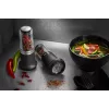 GEFU 34631 Rotary Grater TRANSFORMA Manual Grater and Spiralizer Black, Transparent