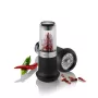 GEFU 34631 Rotary Grater TRANSFORMA Manual Grater and Spiralizer Black, Transparent