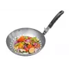 GEFU 89250 Wok Pan 30 cm Stainless Steel with Non-Stick Coating, Induction Compatible, Oven Safe to 200°C, Drip-Free Pouring Rim