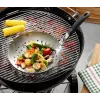 GEFU 89250 Wok Pan 30 cm Stainless Steel with Non-Stick Coating, Induction Compatible, Oven Safe to 200°C, Drip-Free Pouring Rim