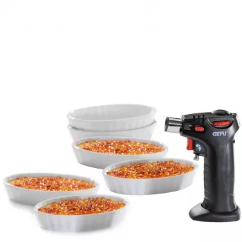 GEFU CARMELLO 7-Piece Crème Brûlée Set