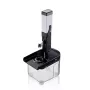 GEFU CORER Plum Pitter with Stainless Steel Rod, Manual Fruit Pitter for Plums, Mirabelles and Damson Plums, Ergonomic Handle, Dishwasher Safe, White/Grey