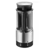GEFU FLEXICUT Fruit and Vegetable Slicer, Manual Mandoline, Stepless 1-5 mm, Japanese Blade Steel, Black/Silver