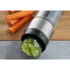 GEFU FLEXICUT Fruit and Vegetable Slicer, Manual Mandoline, Stepless 1-5 mm, Japanese Blade Steel, Black/Silver