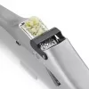 GEFU GARLICO Garlic Juicer, Stainless Steel Garlic Press with Integrated Cleaning Pin, Ergonomic Handle, Dishwasher Safe, Silver