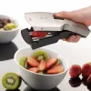 GEFU Japanese Slicer TARI® Mandoline V-Blade Slicer with 3 Inserts, German Surgical Stainless Steel, Black
