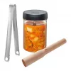 GEFU NATIVO Spice Mill with Ceramic Grinder, Continuously Adjustable, Silver/Black
