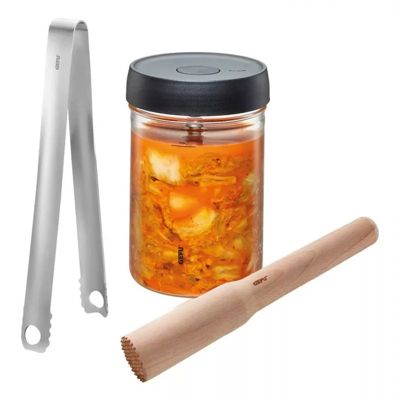 GEFU NATIVO Spice Mill with Ceramic Grinder, Continuously Adjustable, Silver/Black