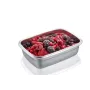 GEFU Preppo Set of 3 Spice Containers, Stainless Steel & Glass, 100 ml Each, Airtight, Stackable, Silver/Transparent