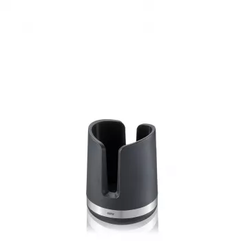 GEFU SMARTLINE Bottle and Carafe Cooler, Double-Walled Stainless Steel, Silver, Fits up to 95mm Diameter