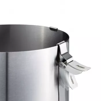 GEFU TONDO CLIP Adjustable Stainless Steel Cake Ring, 16-30 cm Diameter, 8.5 cm Height, Dishwasher Safe
