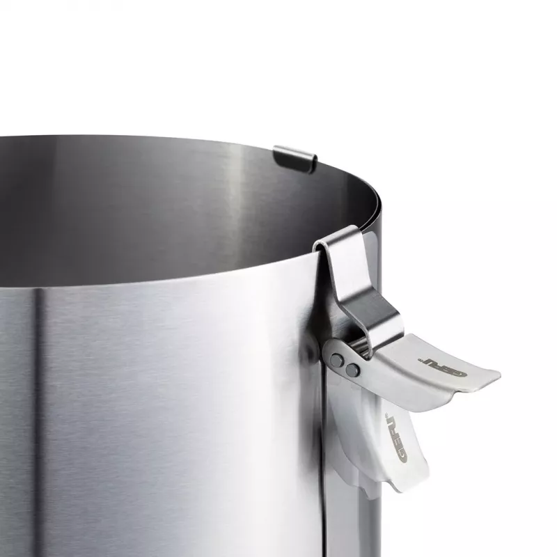 GEFU TONDO CLIP Adjustable Stainless Steel Cake Ring, 16-30 cm Diameter, 8.5 cm Height, Dishwasher Safe