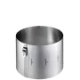 GEFU TONDO CLIP Adjustable Stainless Steel Cake Ring, 16-30 cm Diameter, 8.5 cm Height, Dishwasher Safe