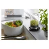 GEFU VITALO Airtight Glass Storage Jar 0.75L with Stainless Steel Clip-Lock Lid, Black