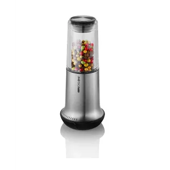 GEFU X-PLOSION L Salt and Pepper Grinder, Silver