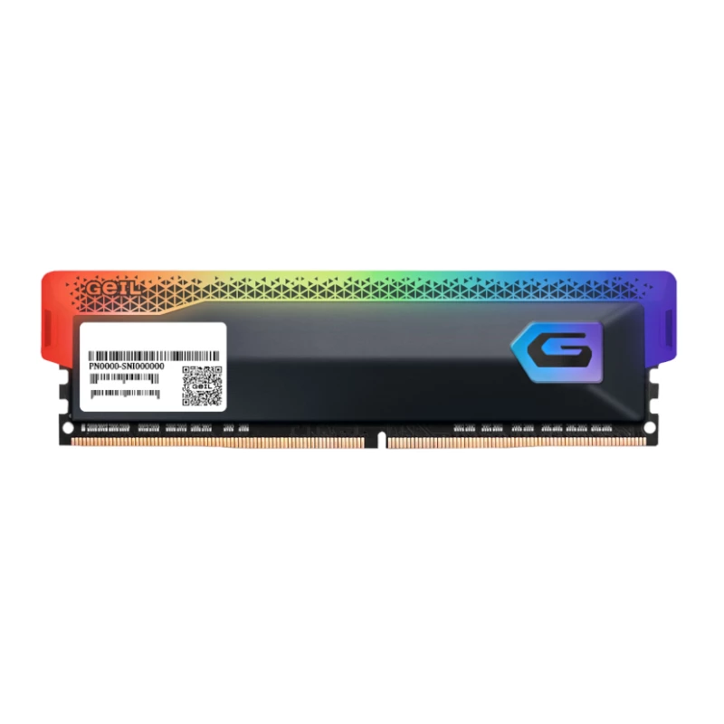 GEIL 16GB DDR4 3600MHz UDIMM RGB Memory Module, CL18, PC4-28800, Orion RGB Series, Black Heat Spreader