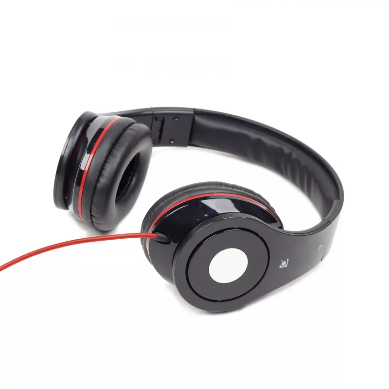 Gembird Detroit Wired Over-Ear Headset with Boom Microphone, Black