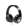 Gembird Detroit Wired Over-Ear Headset with Boom Microphone, Black