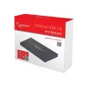 Gembird EE2-U2S-5 External USB 2.0 Enclosure for 2.5 inch SATA HDD/SSD, Aluminium, Black