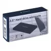 Gembird EE2-U2S-5 External USB 2.0 Enclosure for 2.5 inch SATA HDD/SSD, Aluminium, Black