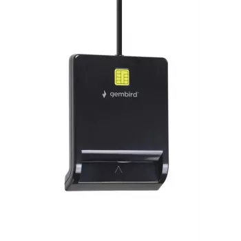 Gembird FD2-SCR Universal USB Smart Card Reader, Black