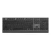 Gembird KB-MCH-06 Slim Wired Multimedia Keyboard with Type-C Adapter, US Layout, Black