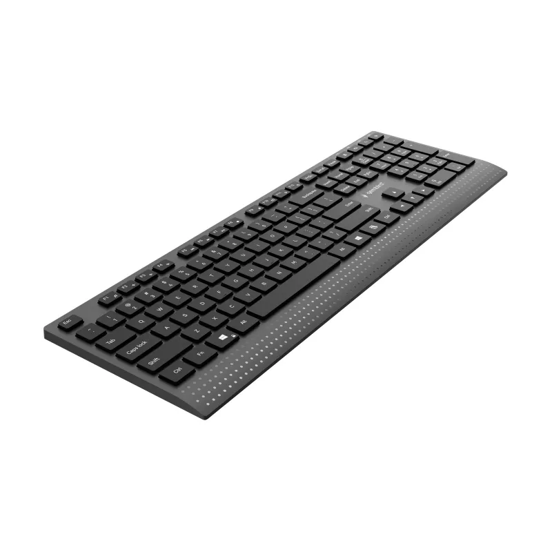 Gembird KB-MCH-06 Slim Wired Multimedia Keyboard with Type-C Adapter, US Layout, Black