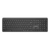 Gembird KB-WPS-03-CYRL Dual-Mode Slim Wireless Keyboard, 2.4G + Bluetooth, Russian/Cyrillic Layout, Black