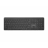 Gembird KB-WPS-03-CYRL Dual-Mode Slim Wireless Keyboard, 2.4G + Bluetooth, Russian/Cyrillic Layout, Black