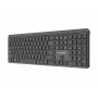 Gembird KB-WPS-03 Dual-Mode Pro-Business Slim Wireless Keyboard, 2.4G + Bluetooth, US Layout, Black