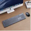 GEMBIRD KBS-WCH-04-RU Wireless Keyboard and Mouse Combo, Russian Layout, Black