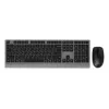 Gembird KBS-WPS-02-CYRL Dual-Mode Wireless Keyboard and Mouse Set, 2.4 GHz + Bluetooth, Russian Cyrillic Layout, Black