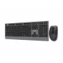 Gembird KBS-WPS-02-CYRL Dual-Mode Wireless Keyboard and Mouse Set, 2.4 GHz + Bluetooth, Russian Cyrillic Layout, Black