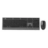 Gembird KBS-WPS-02 Dual-Mode Slim Wireless Desktop Set, 2.4GHz + Bluetooth, US Layout (Keyboard & Mouse)