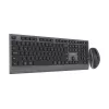 Gembird KBS-WPS-02 Dual-Mode Slim Wireless Desktop Set, 2.4GHz + Bluetooth, US Layout (Keyboard & Mouse)