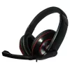 Gembird MHS-001 Stereo Headset with Volume Control, Wired Over-Ear, Black