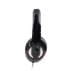 Gembird MHS-001 Stereo Headset with Volume Control, Wired Over-Ear, Black